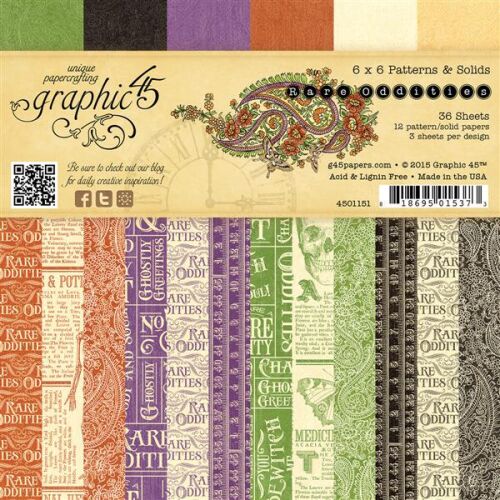 G45 Paper Pad 6x6" - Rare Oddities