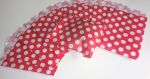 SRH Papiertüten - Candy Bags/Flachbeutel Red Polka Dot