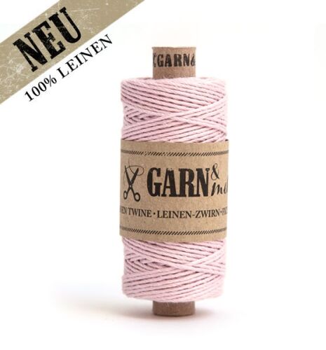 GRM Bakers Twine - Leinen-Zwirn Puderrosa