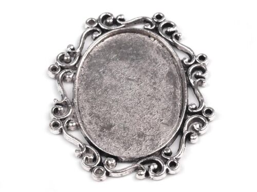 STK Metal Art - Amulett Oval Slber