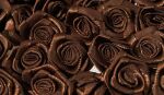 STK Flowers - Satinrosen Chocolate 13-15 mm