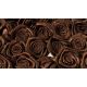 STK Flowers - Satinrosen Chocolate 13-15 mm