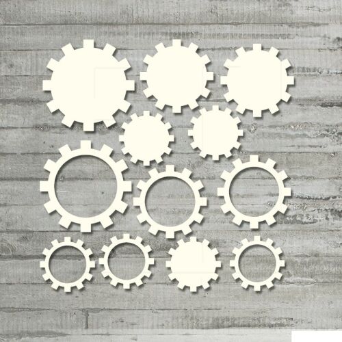 MNA Die Cuts - Gear/Zahnrad Set 1