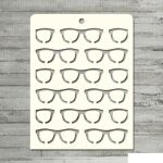 MNA Mask/Stencil/Schablone - Glasses Brille