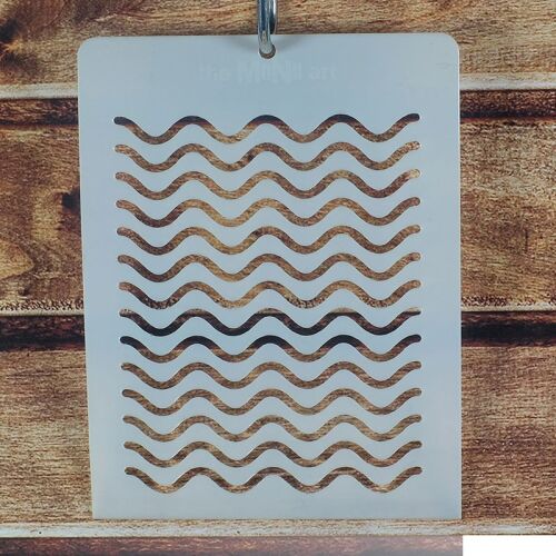 MNA Mask/Stencil/Schablone - Waves