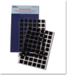 RDY Klettpunkte quadratisch schwarz 12x12 mm