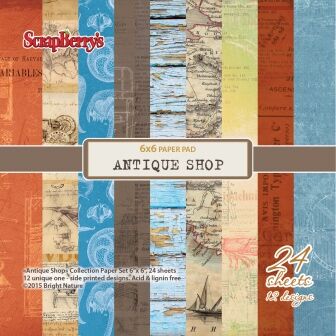 SCB Paper Pack 6x6 - Antique Shop