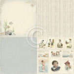 PIO Cardstock - Shoreline Treasures 6x6 Bottom of the Sea