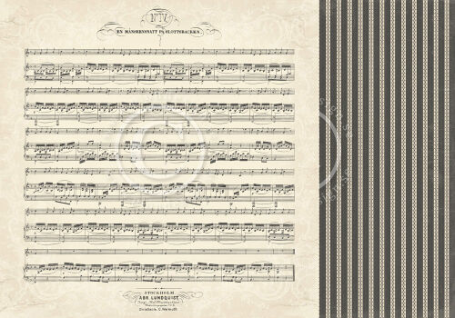PIO Cardstock - To my Valentine Love Song