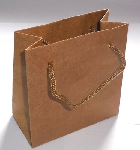 SRH Paper Bag - Papiertüte/Tragetasche mit Kordelgriff 11x11 cm