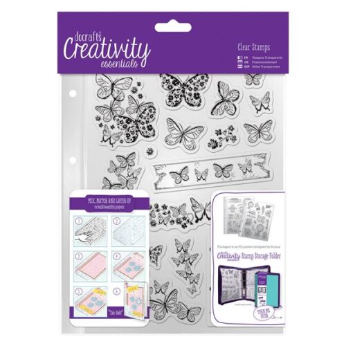 DOC Clear Stamps - A5 Stempelset Schmetterlinge