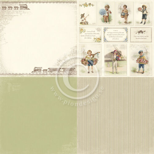 PIO Cardstock - My beloved Son 6x6 Martins Train