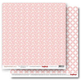 SCB Cardstock - Elegantly Simple Wallpaper Rose Quartz