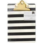 AMC Clipboard / Klemmbrett Black & White Stripes 13 x...