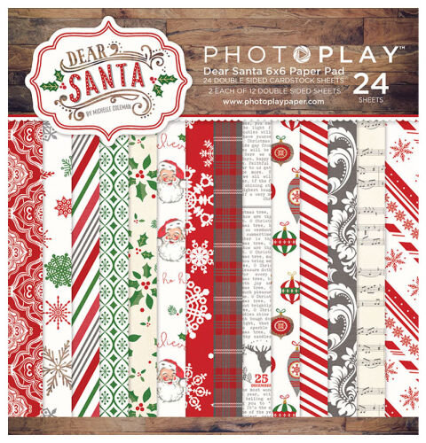 PTP Paper Pad 6" x 6" - Dear Santa