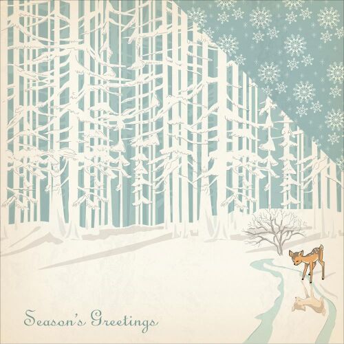 CTB Cardstock - Christmas Wonderland Nature Sing