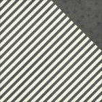 SST Cardstock - Claus & Co. Charcoal Stripes