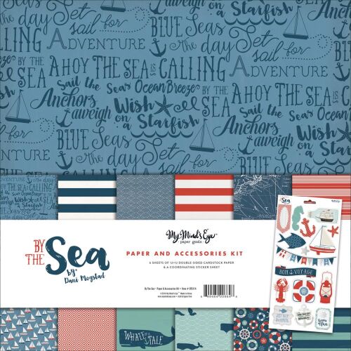 MYM Paper & Accessoiry Kit 12x12" - By the Sea