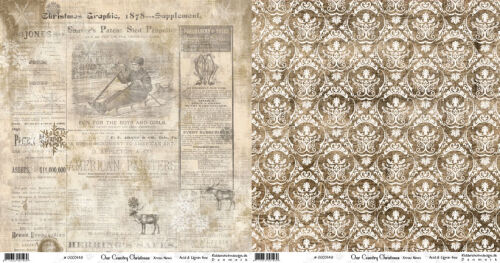 RHD Cardstock - Our Country Christmas Xmas News