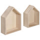 RYH Wood Art - Regal Minihaus 2er Set