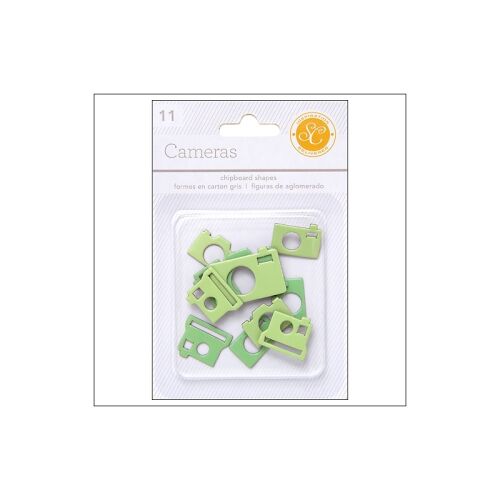 AMC Chipboard -  Studio Calico Cameras Green/Grüntöne