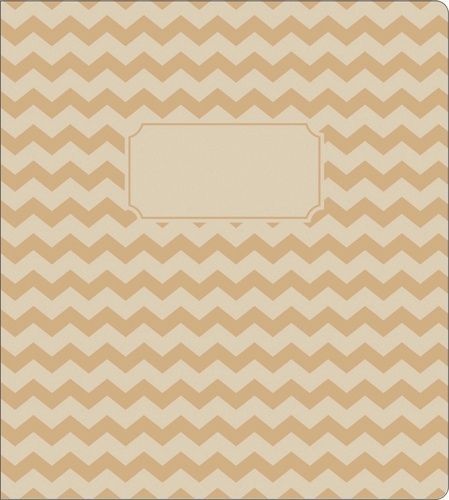 AMC Album 6"x8" - Studio Calico Handbook Grau Chevron geprägt