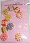SRH Embellishments - Buttons/Knöpfe Sterne &...