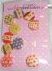 SRH Embellishments - Buttons/Knöpfe Sterne & Streifen 15 mm