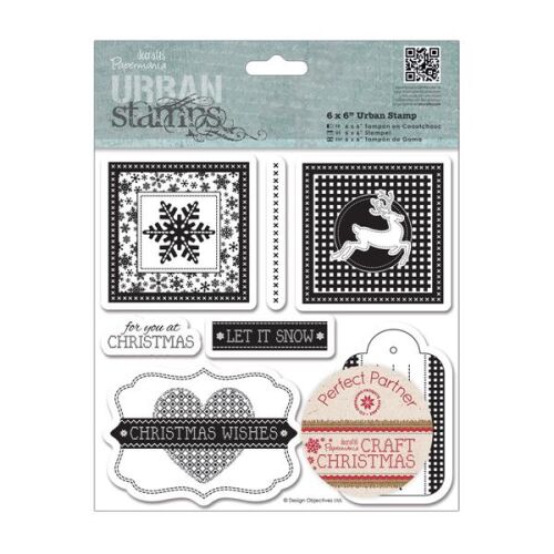 DOC Cling Mounted Stamps - Urban Craft Christmas