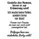 EFC Clear Stempel - Genieße den Moment