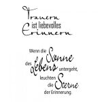 EFC Clear Stempel - Trauern ist ...