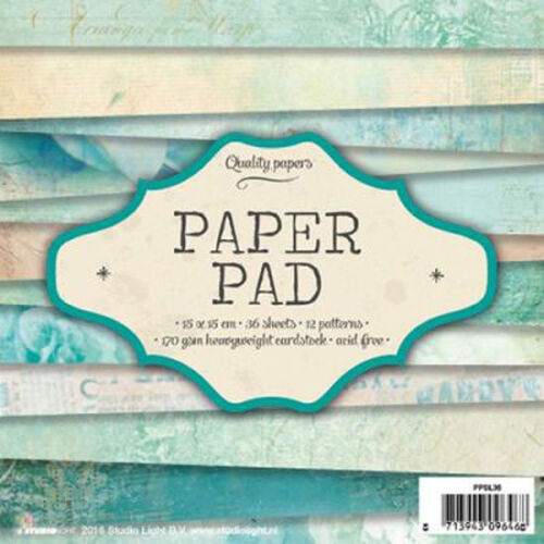 TPY Paper Pad 6x6 - Teal Symphony