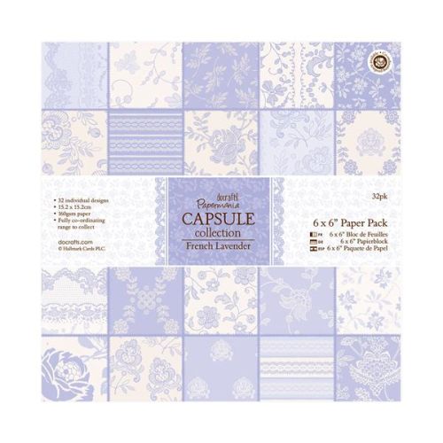 DOC Paper Pad 6"x6"-  Capsule French Lavender