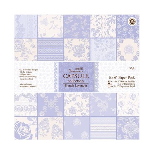 DOC Paper Pad 6"x6"-  Capsule French Lavender