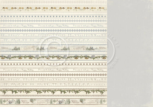 PIO Cardstock - Glistening Season Borders