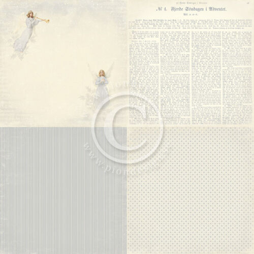 PIO Cardstock - Glistening Season Angels Choir 6x6"