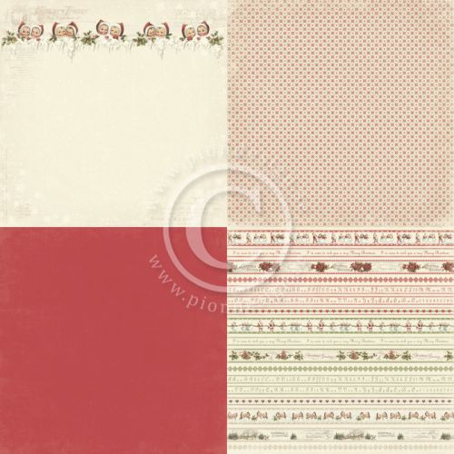 PIO Cardstock - Christmas in Norway All in a Row 6x6"