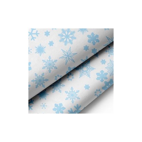 RCB Seidenpapier - Blue Snowflake