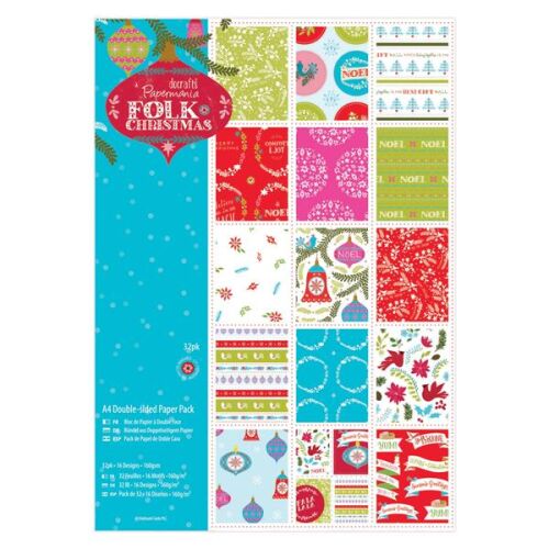 DOC Paper Pack A4 - Folk Christmas