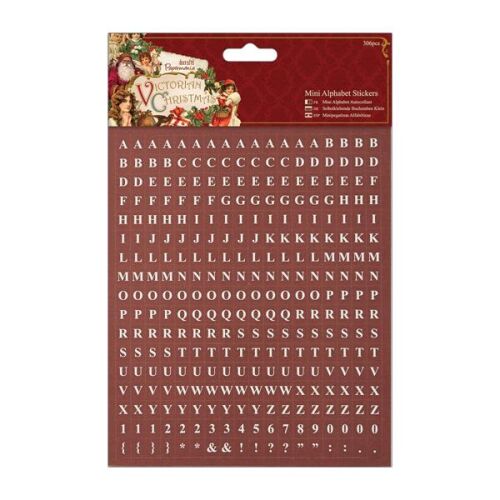 DOC Sticker - Alphabet Sticker Victorian Christmas