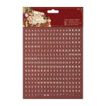 DOC Sticker - Alphabet Sticker Victorian Christmas