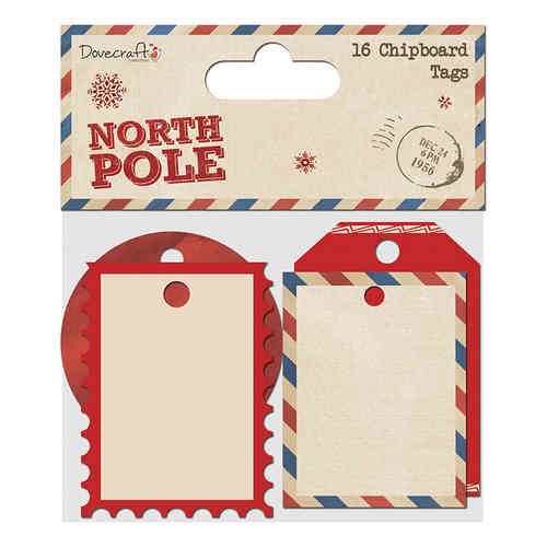 TRC Embellishment - Tags North Pole