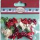 TRC Embellishments - Ribbon Bows/Schleifchen Belle & Boo Christmas