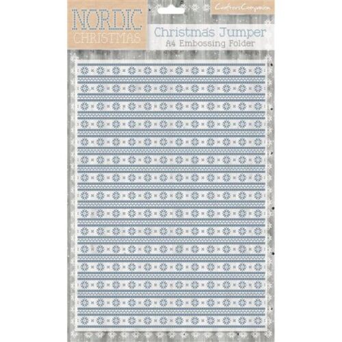 CCP Embossingfolder - Christmas Jumper A4