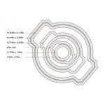 Sizzix Framelits - Circle & Labels Stitched