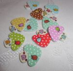 SRH Embellishments - Buttons/Knöpfe Mushroom...