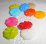 SRH Embellishments - Buttons/Knöpfe Round Color Mix...