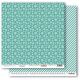 SCB Cardstock - Elegantly Festive Snowflake True Teal