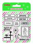 SCB Clear Stamps - Happy Holidays Spirit of Giving