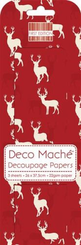 TRC Decoupage Papier - First Edition Red Stag